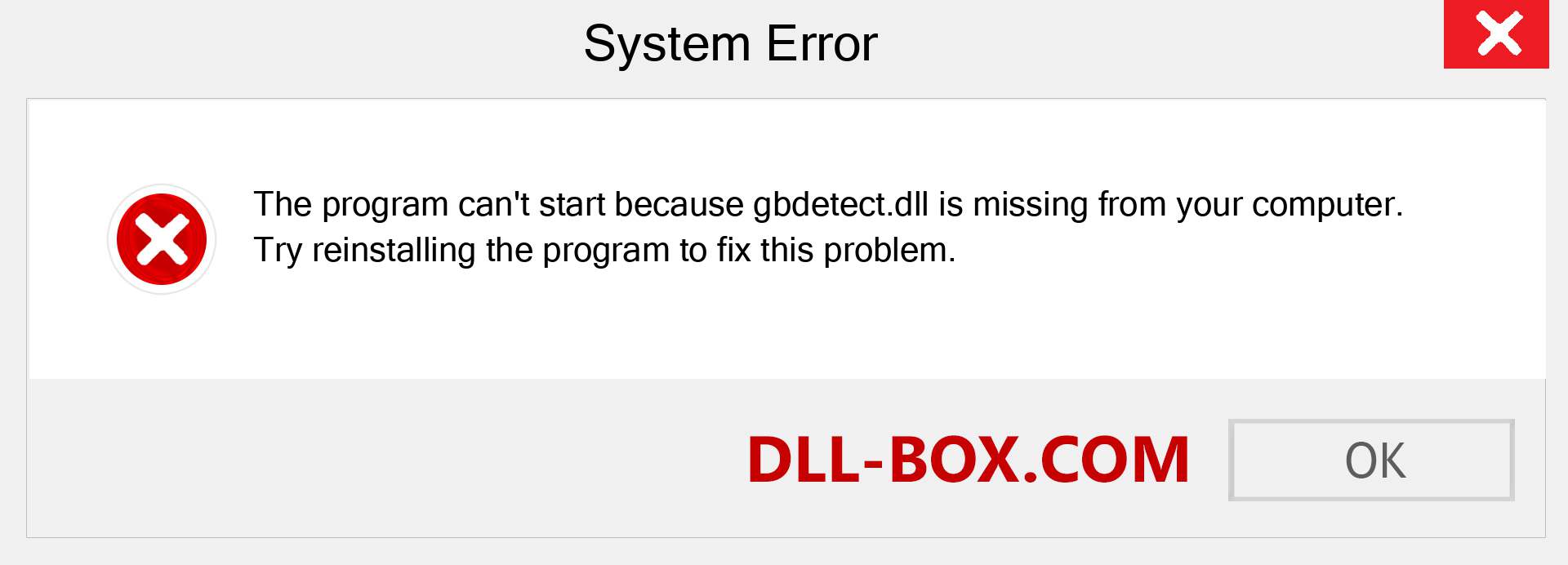  gbdetect.dll file is missing?. Download for Windows 7, 8, 10 - Fix  gbdetect dll Missing Error on Windows, photos, images